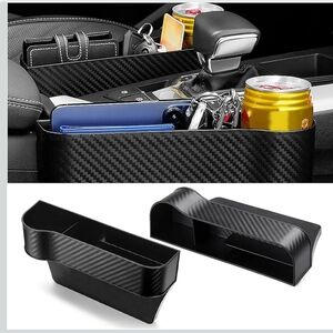Black Carbon Fiber Pattern Storage Organizer